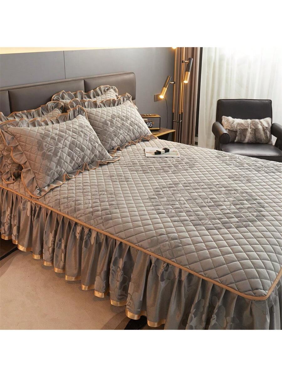 Velvet Bed Skirt Set – A Touch of Elegance and Comfort