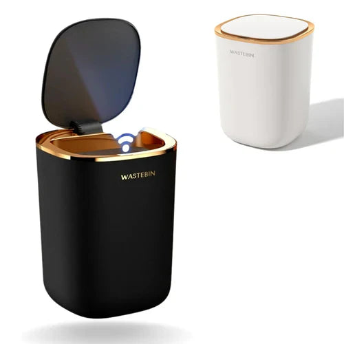 12-Liter Bathroom Trash Can with Sensor