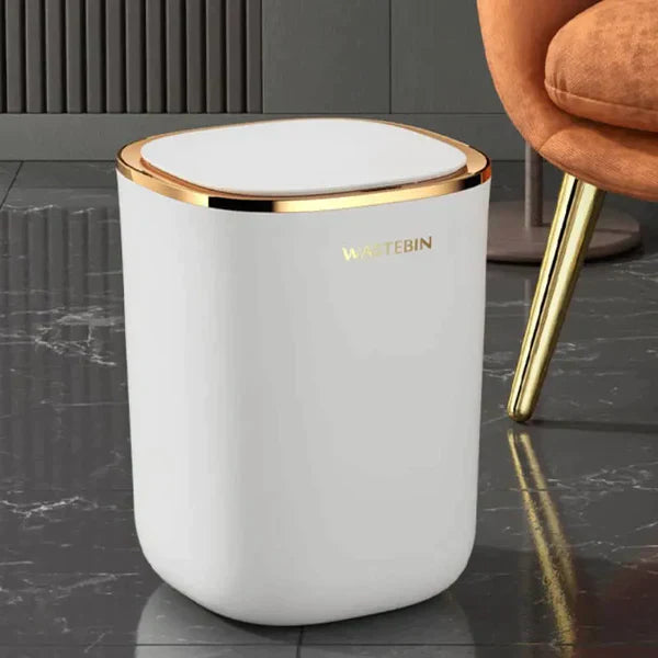 12-Liter Bathroom Trash Can with Sensor