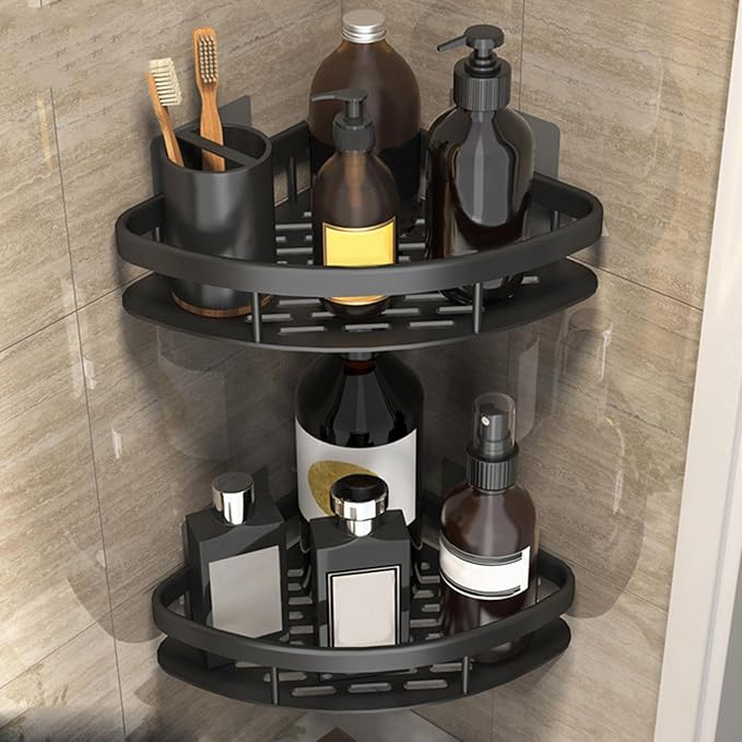 Aluminum Bathroom Shelf Shampoo Holder