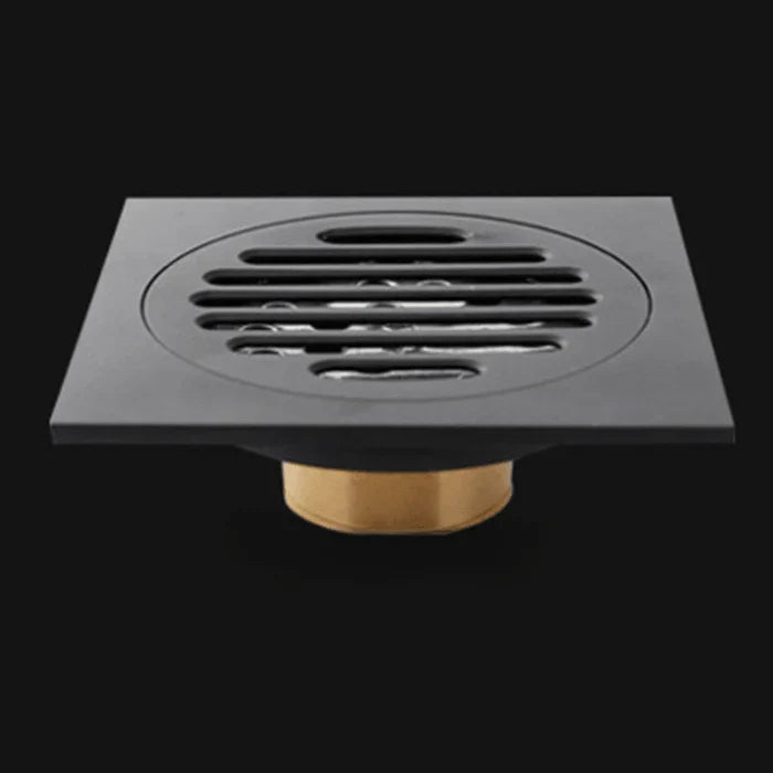 Black Anti-Odor Bathroom Drain