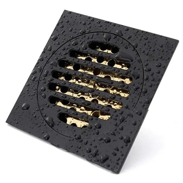 Black Anti-Odor Bathroom Drain