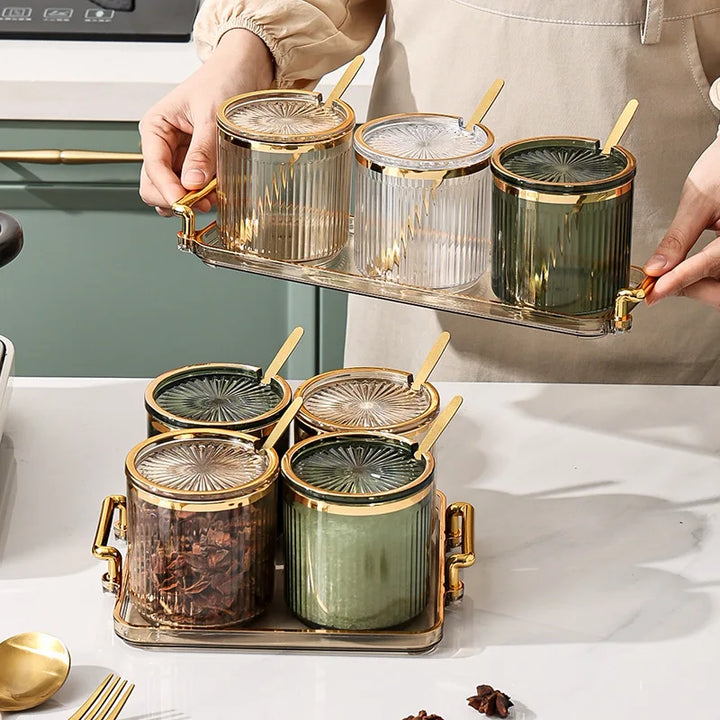 Transparent Storage Jars